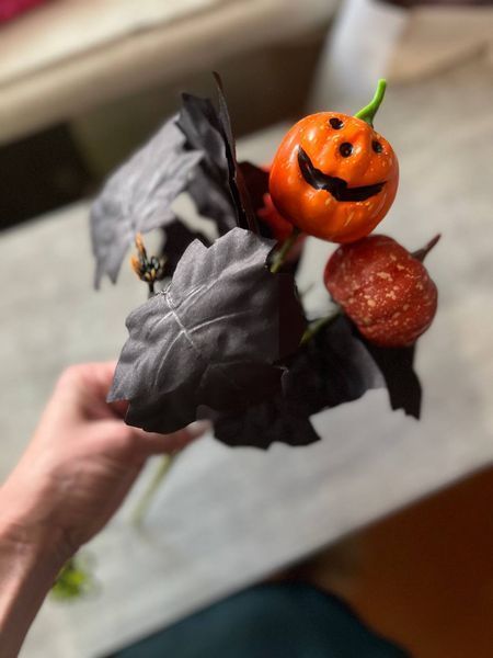 Декоративная ветвь Halloween 32см X5110 фото