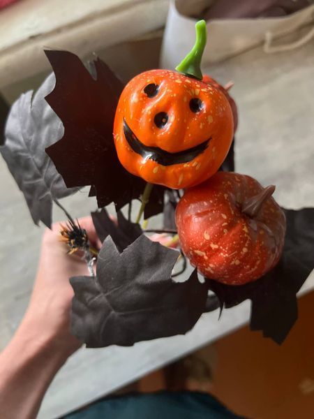 Декоративная ветвь Halloween 32см X5110 фото